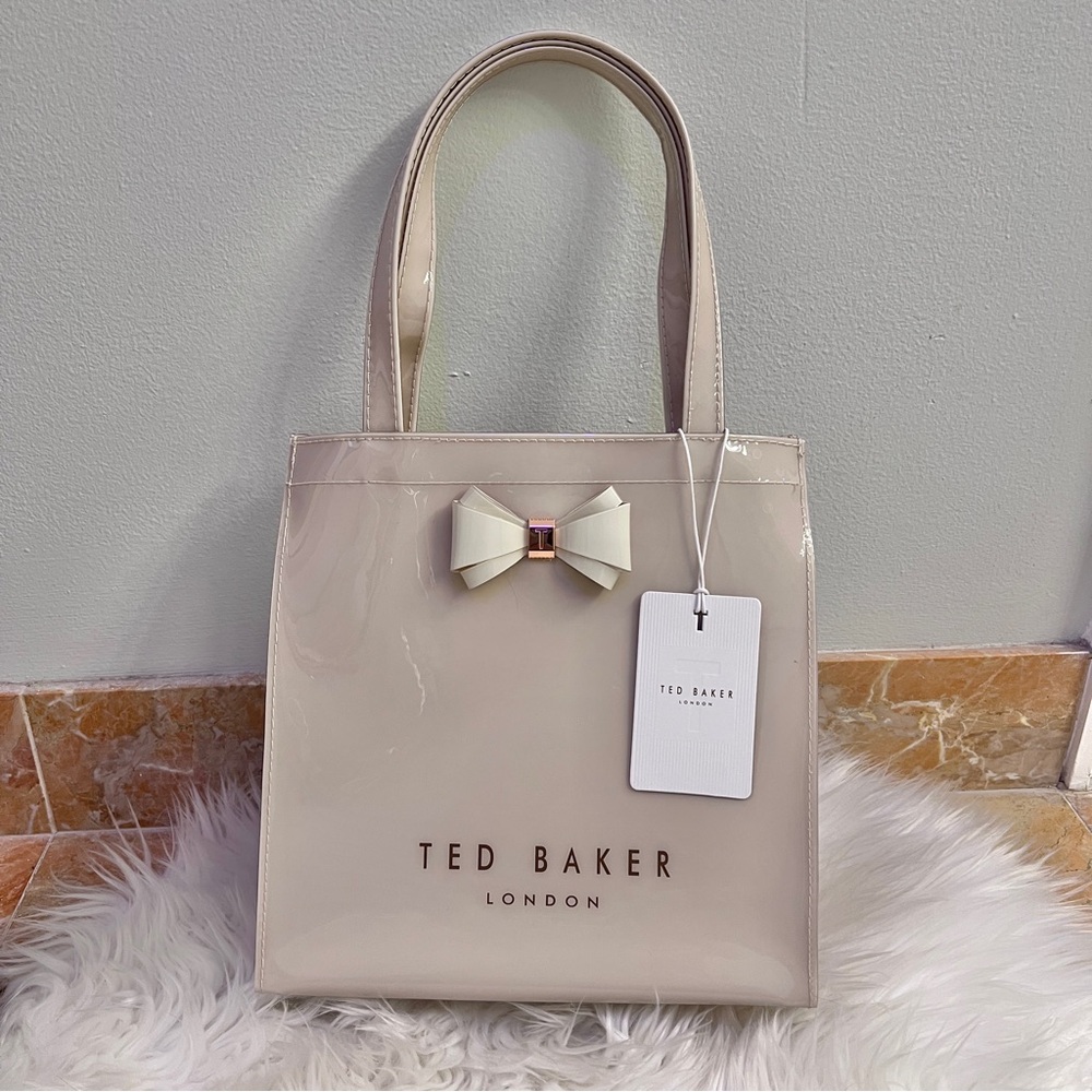 Ted Baker Icon Bow Tote Nude Beige Aracon Bag
